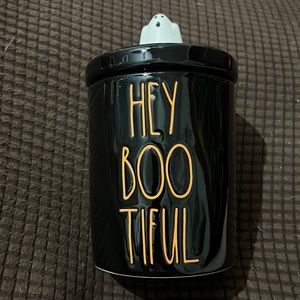 Rae Dunn hey bootiful canister